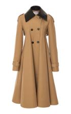 Loewe Pleated Cotton-blend Trenchcoat