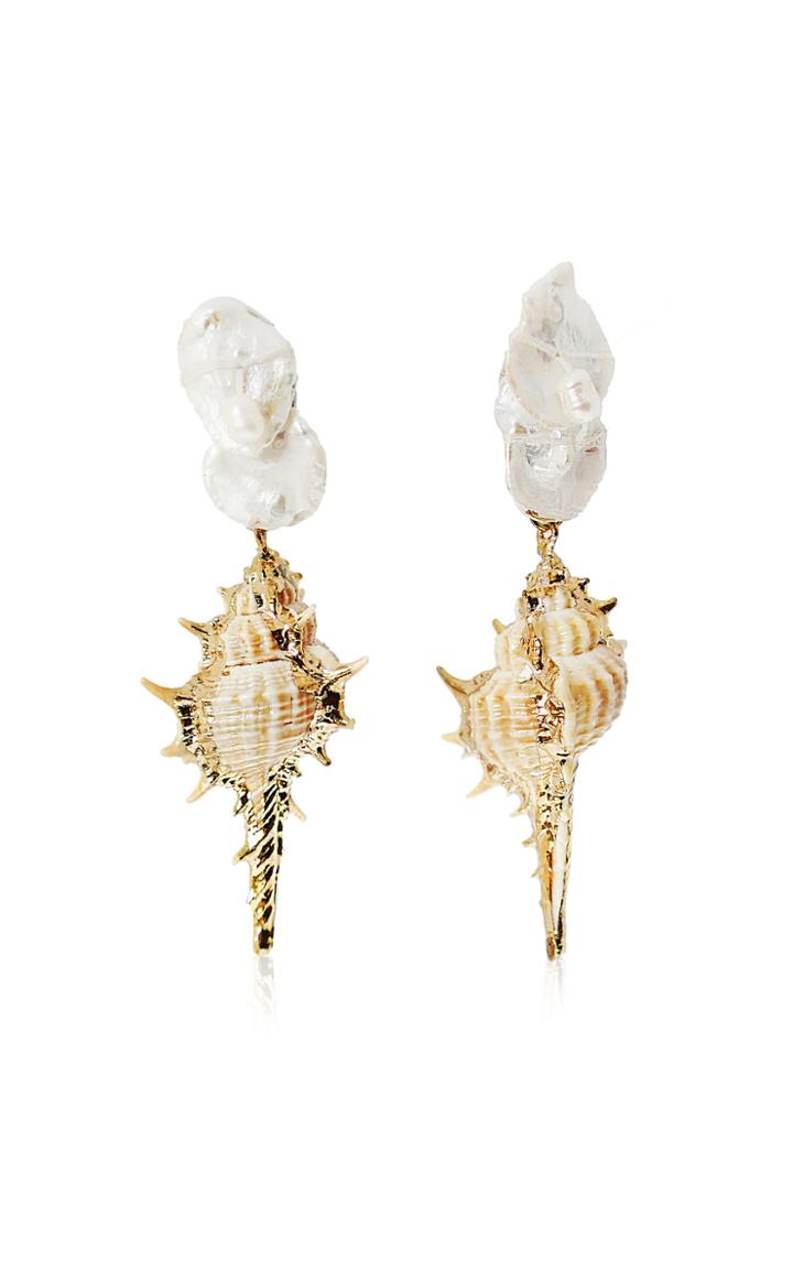 Moda Operandi Ranjana Khan Camellia Earrings