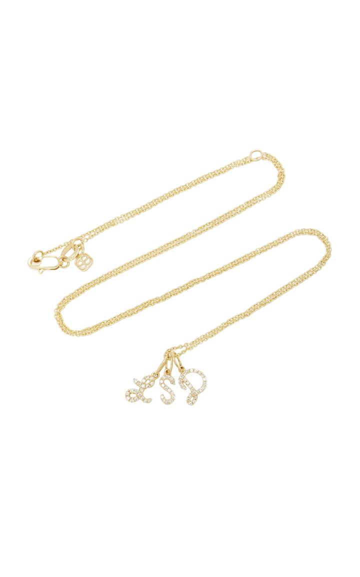 Sydney Evan Three Letter Initial Necklace