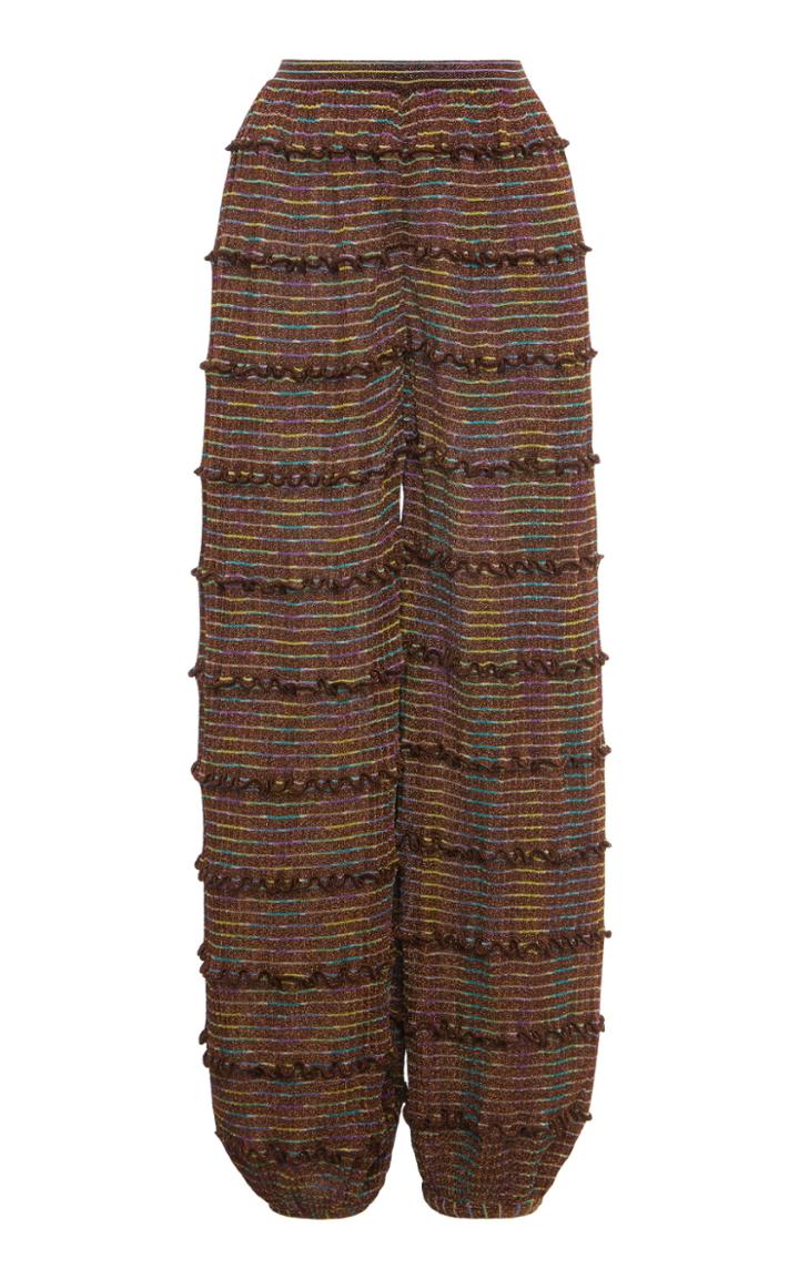 Moda Operandi Missoni Ruffle-tiered Wide Leg Crepe Pants Size: 38