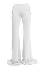 Moda Operandi Balmain Low-rise Jersey Flared Pants Size: 34