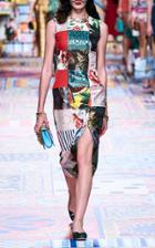 Moda Operandi Dolce & Gabbana Patchwork Brocade Tubino Dress