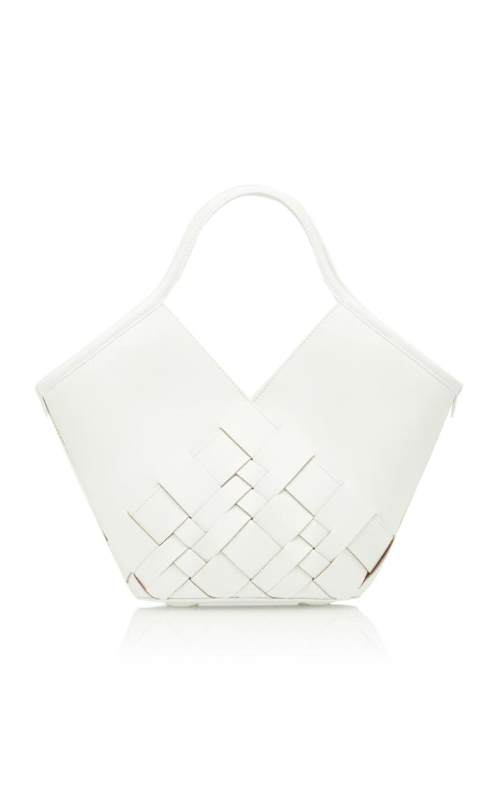 Hereu Coloma Small Woven Leather Tote