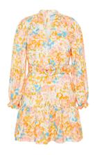 Moda Operandi Rebecca Vallance Ottoman Printed Linen-blend Mini Dress