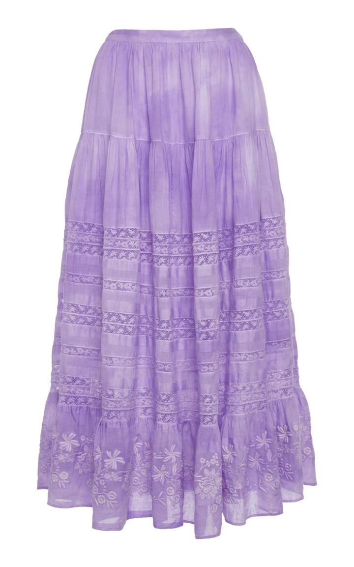 Loveshackfancy Donna Eyelet Skirt