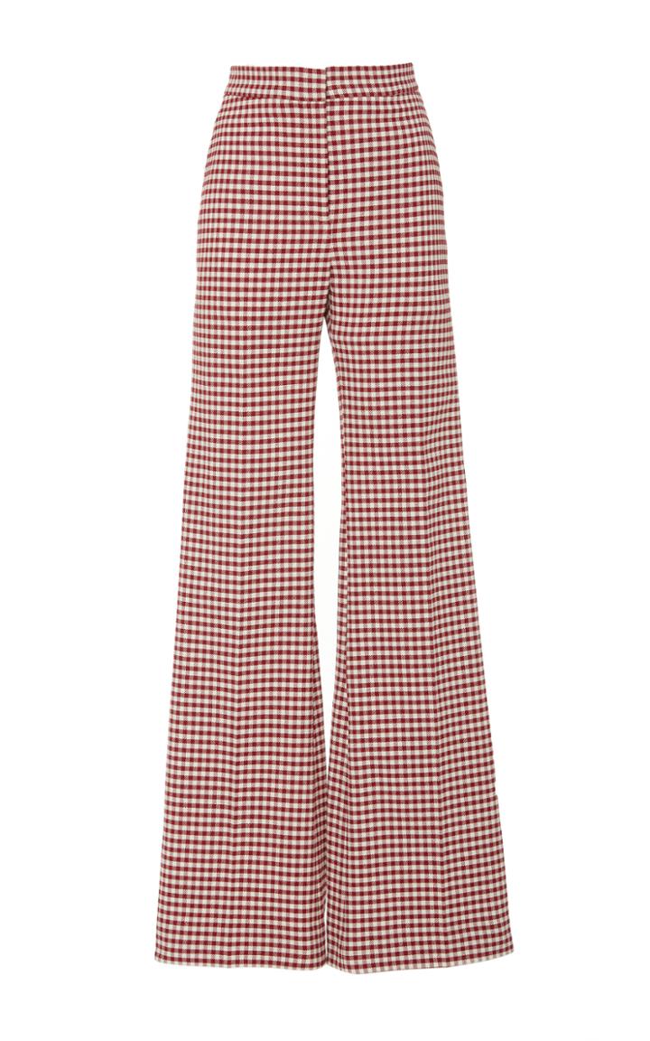Brock Collection Pamela Flared Gingham Pant