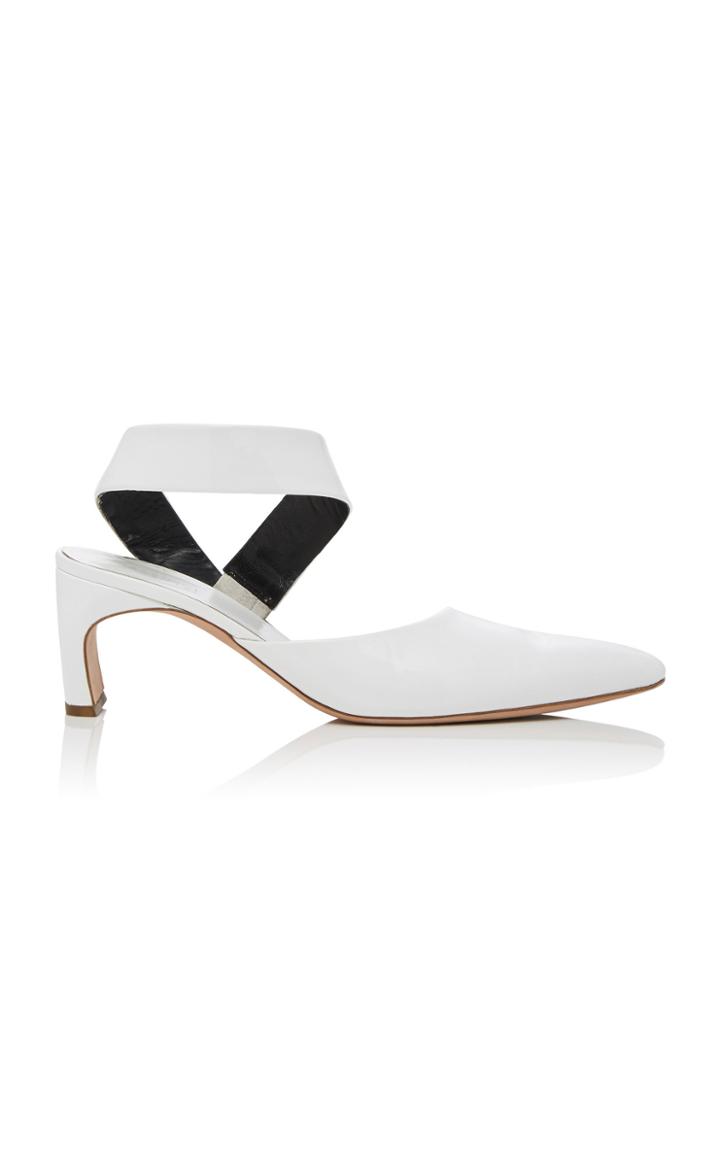 Rosetta Getty Asymmetric Heeled Slingback