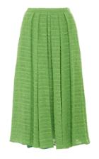 Rosie Assoulin Pleated A-line Skirt