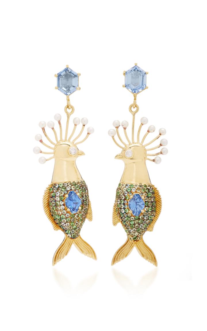 Daniela Villegas One-of-a-kind Alebrije Earrings