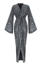 Rasario Twisted Front Sequin Gown