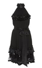 Moda Operandi Temperley London Sylvan Paillette-embellished Chiffon Mini Dress Size: