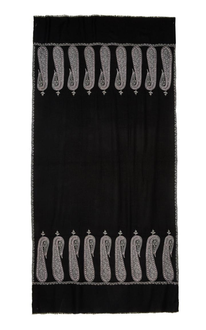 Kashmir Loom Exclusive Large Embroidered Cashmere Shawl