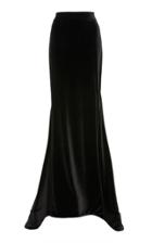 Christian Siriano Velvet Trumpet Skirt