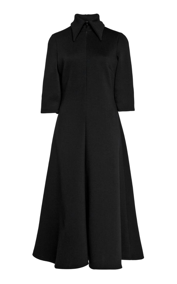 Beaufille Bourgeois A-line Crepe Midi Dress