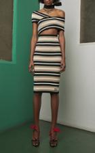 Off-white C/o Virgil Abloh Criss Cross Knit Dress