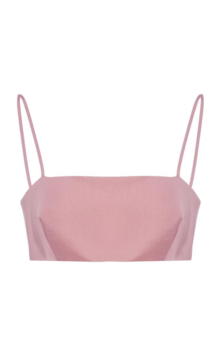 Reem Acra Faille Bandeau Bralette