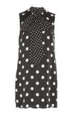 Andrew Gn Polka Dot Mini Dress