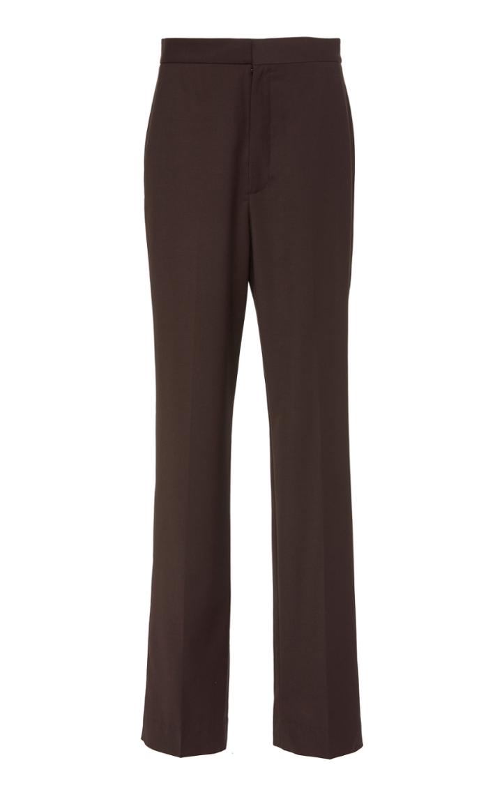 Tibi Tropical Wool High Rise Sebastian Pant