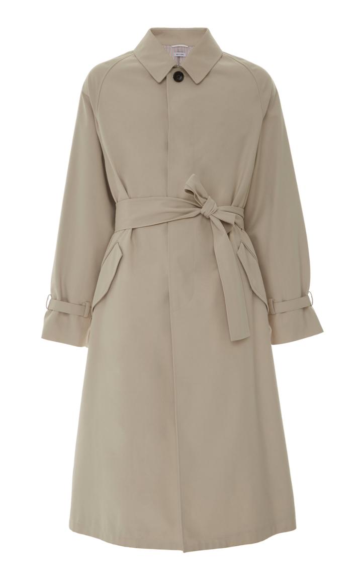 Thom Browne Waterproof Cotton Twill Car Coat