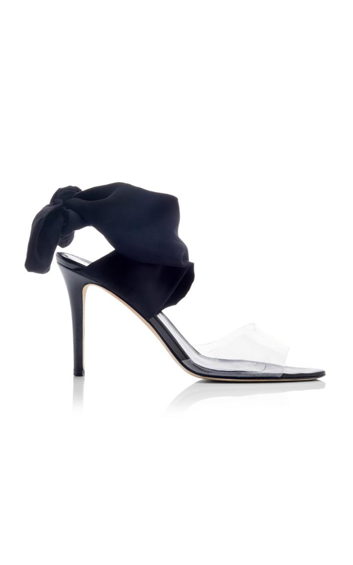 Monse Scarf Ankle Wrap Sandals
