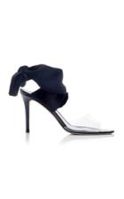 Monse Scarf Ankle Wrap Sandals