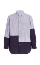 Engineered Garments Contrast Panel Cotton Shirt