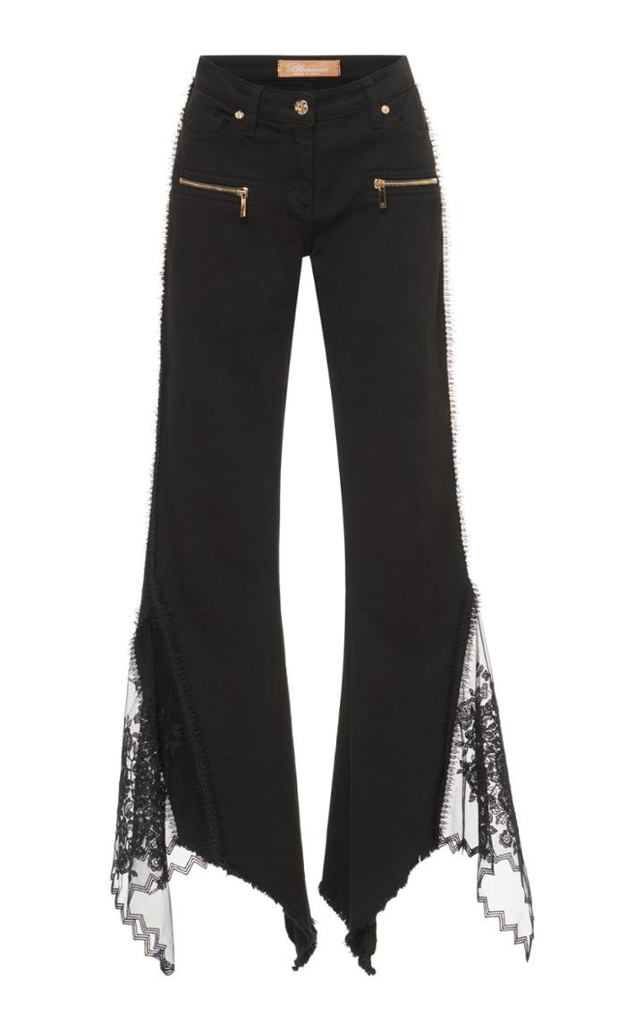 Blumarine Lace Flare Jeans