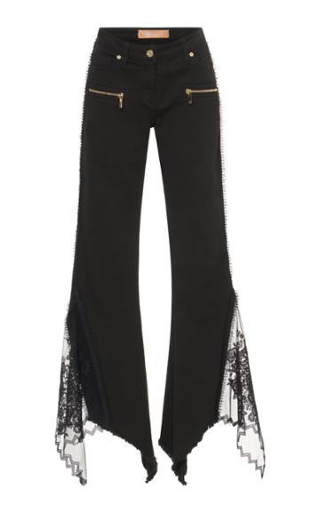 Blumarine Lace Flare Jeans