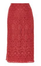 Martha Medeiros Duda Lace Midi Skirt