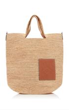 Loewe Slit Oversized Raffia Tote