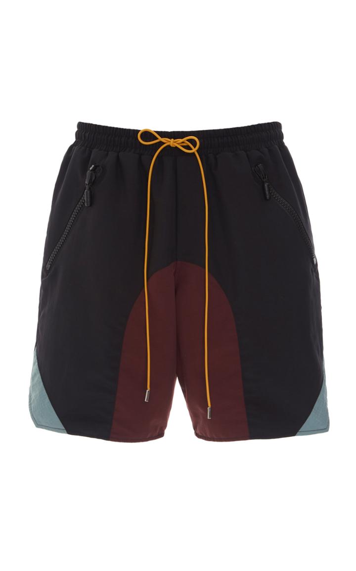 Rhude Colorblocked Shell Shorts