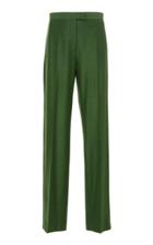 Salvatore Ferragamo Virgin Wool Jersey Straight Leg Trouser