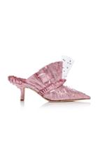 By Midnight Kitten Heel Mule