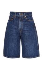 Khaite Mitch Rigid High-rise Denim Shorts