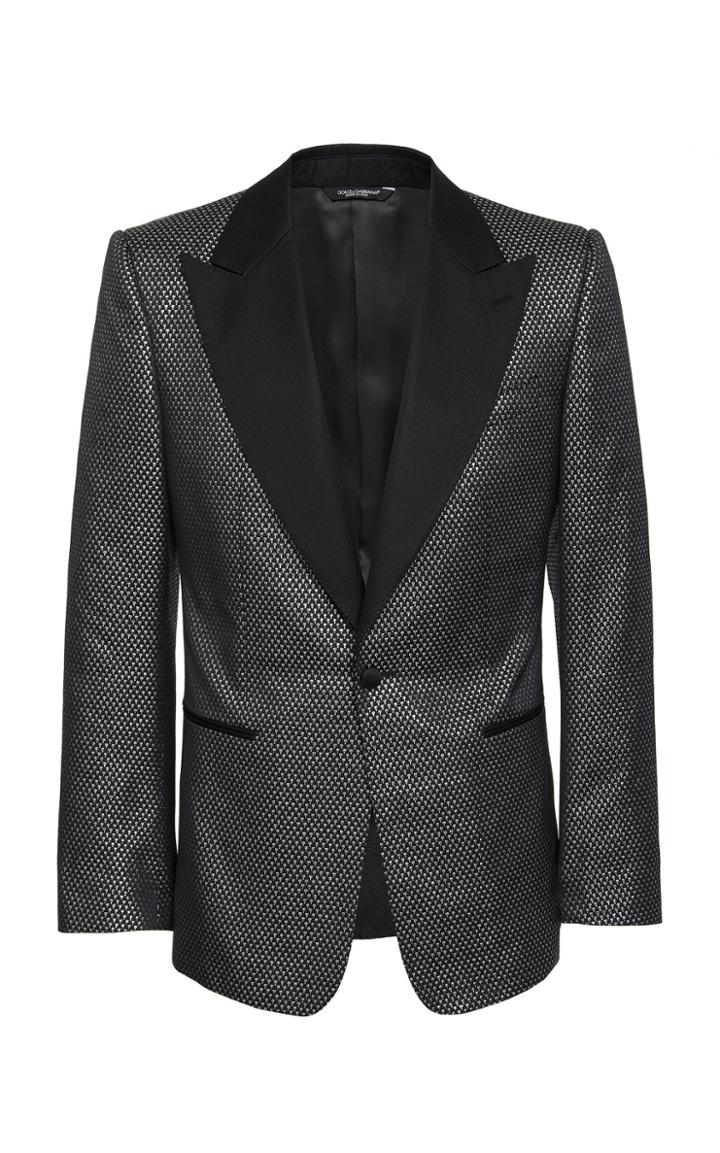 Dolce & Gabbana Peak-lapel Jacquard Tuxedo Jacket