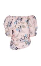 Preen By Thornton Bregazzi Guedeline Draped Off-the-shoulder Top