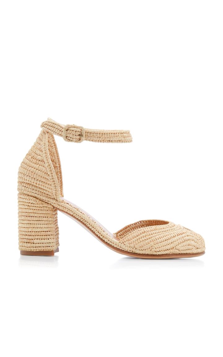 Carrie Forbes Laila Raffia Sandals Size: 38