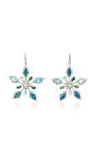 Eden Presley 14k White Gold Multi-stone Earrings