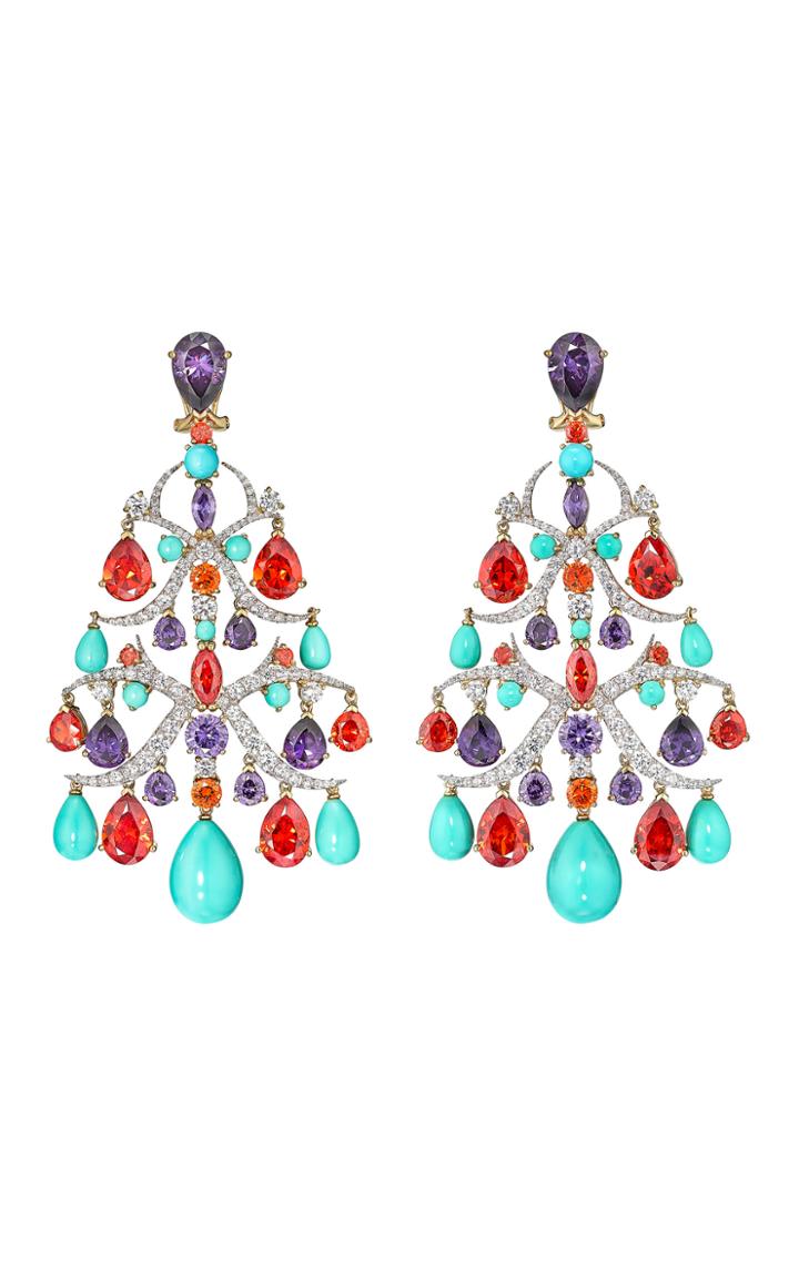 Moda Operandi Anabela Chan 18k Yellow Gold Imperial Ivy Chandelier Earrings