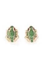 Moda Operandi Tiina Smith Vintage David Webb Enamel Frog Earrings