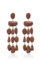 Cult Gaia Tallulah Wood Earrings