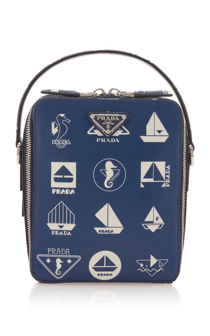 Prada Nautical Leather Crossbody Bag