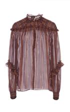 J. Mendel Striped Blouse