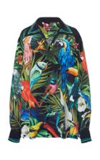 Moda Operandi Dolce & Gabbana Bird Printed Shirt Size: 36