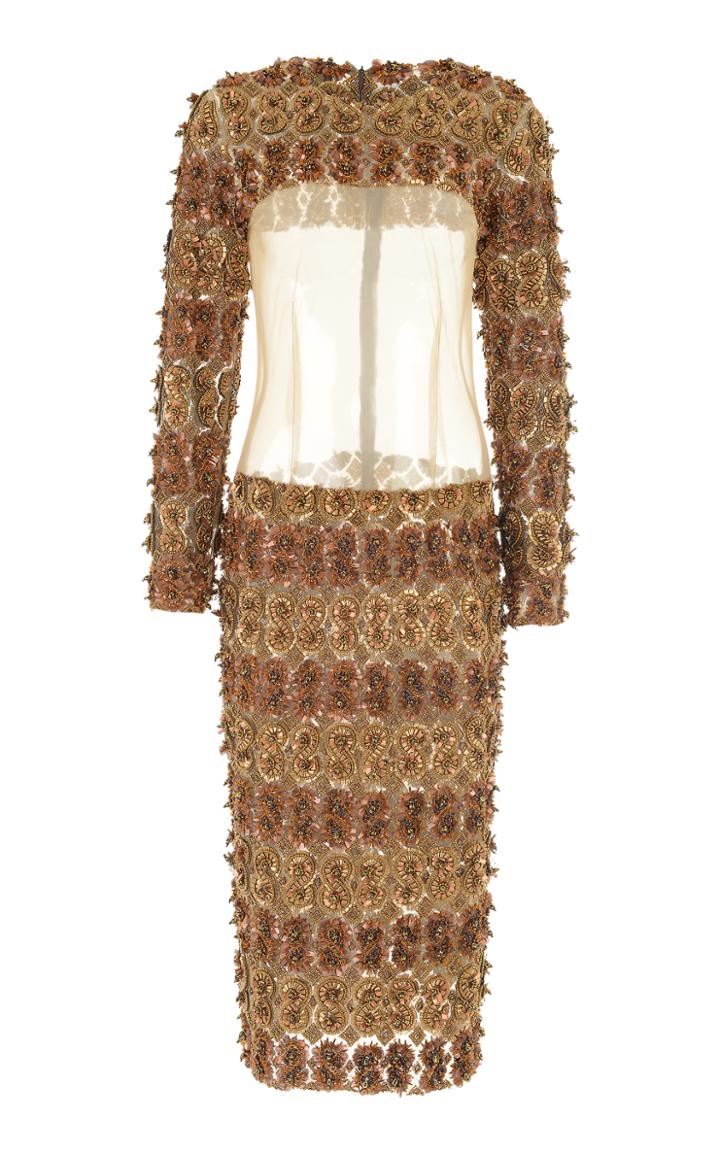 Onalaja Yaa Beaded Dress With Corset Base