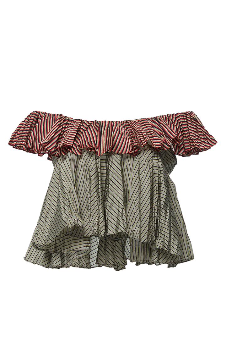 Tome Sleeveless 2-tier Ruffle Top
