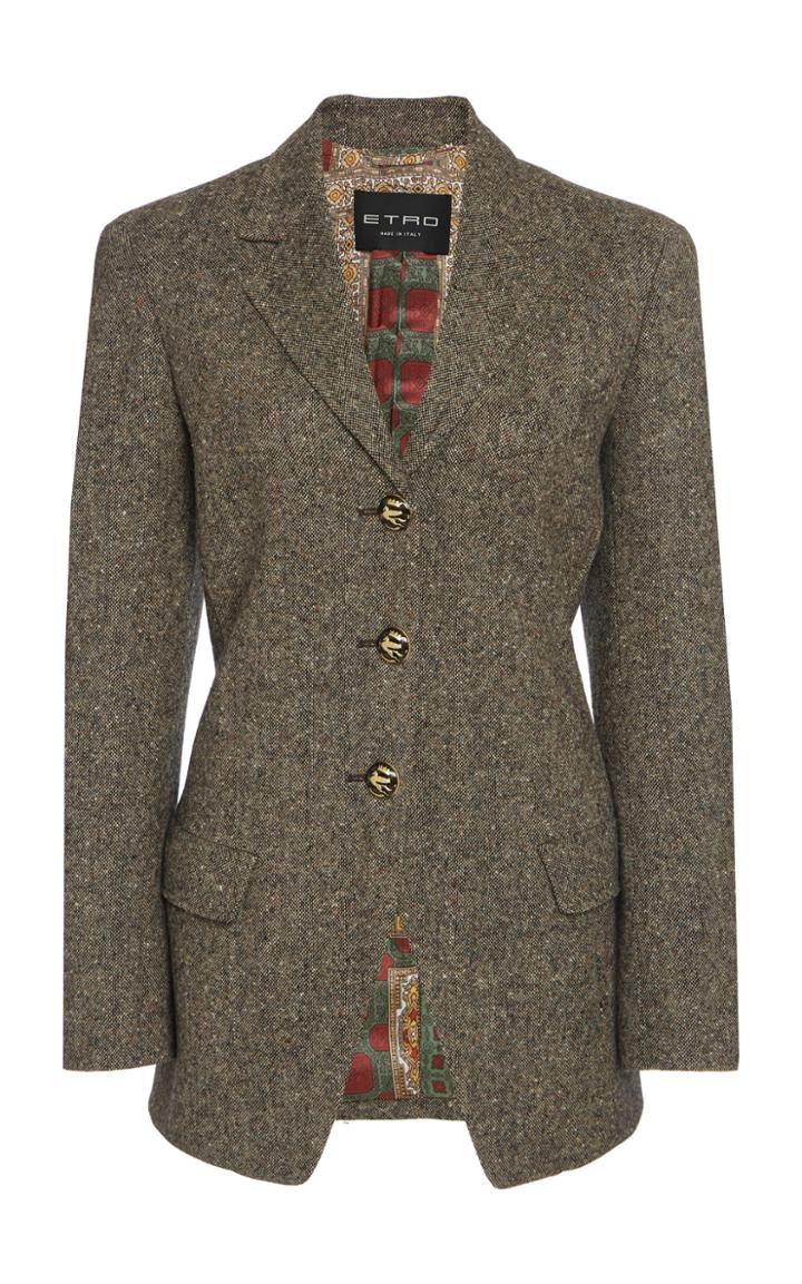 Etro Collared Wool Blazer