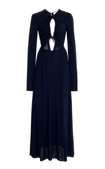 Moda Operandi Victoria Beckham Fluid Jersey Cut-out Jersey Dress