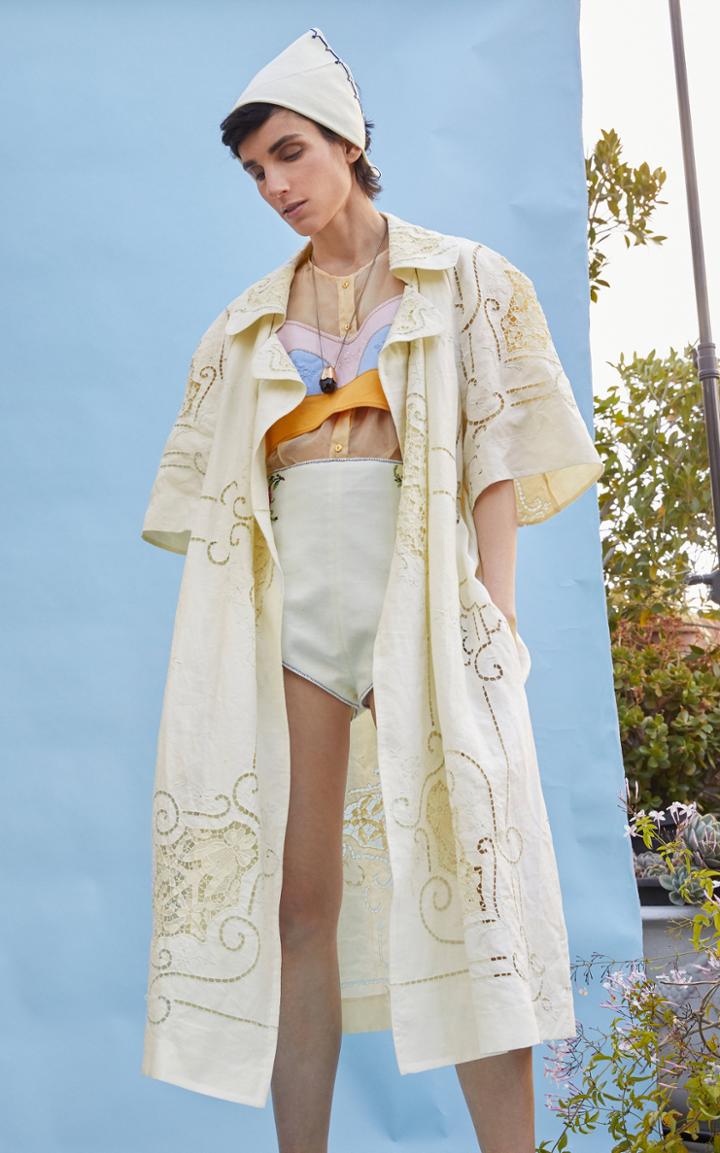 Moda Operandi Nevenka Alternate Pathway Trench Coat