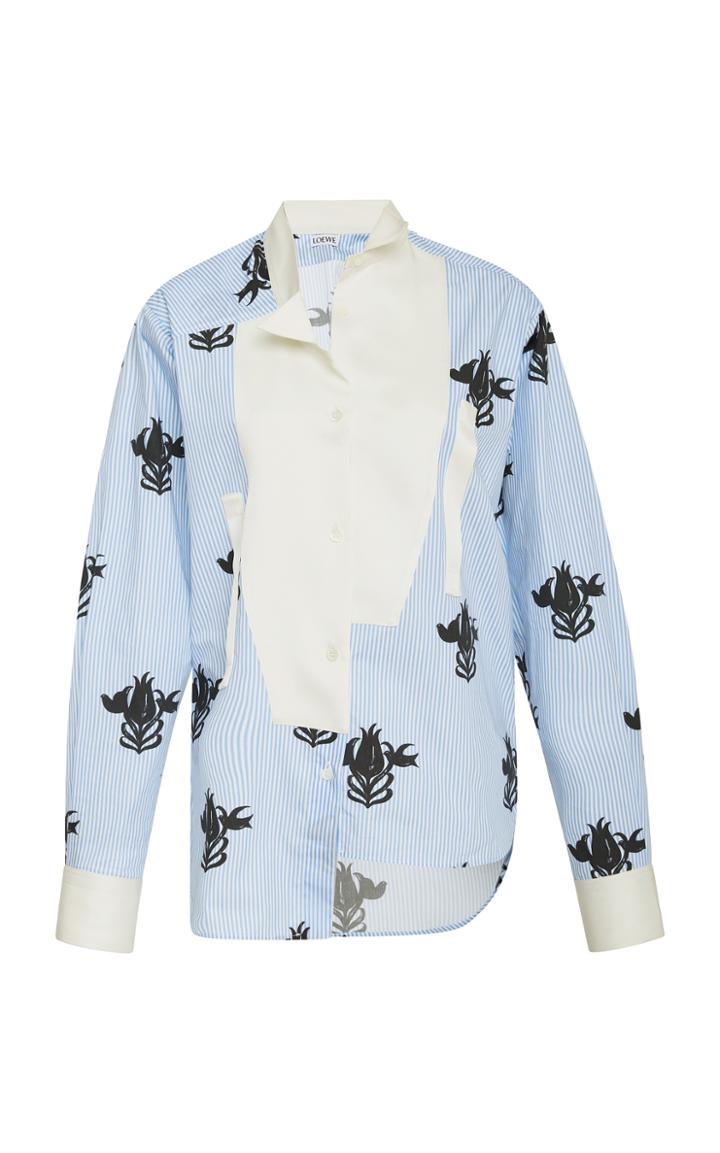 Loewe Printed Asymmetrical Cotton Shirt